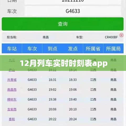 根據(jù)您的內(nèi)容，為您生成以下符合百度收錄標準的標題，，12月列車出行必備，實時時刻表App