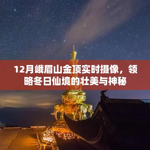 峨眉山金頂實時攝像，冬日的仙境壯美與神秘