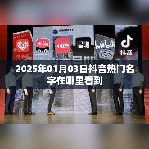 抖音熱門名字查看指南，2025年1月3日榜單揭秘