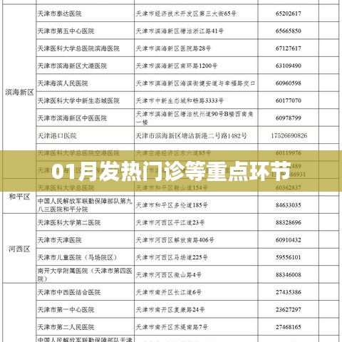 01月發(fā)熱門診等重點環(huán)節(jié)，防控措施與應(yīng)對策略