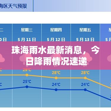 珠海雨水最新消息，今日降雨情況速遞