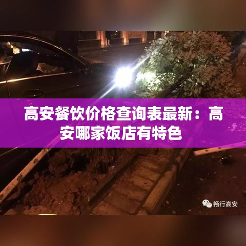 高安餐飲價格查詢表最新：高安哪家飯店有特色 