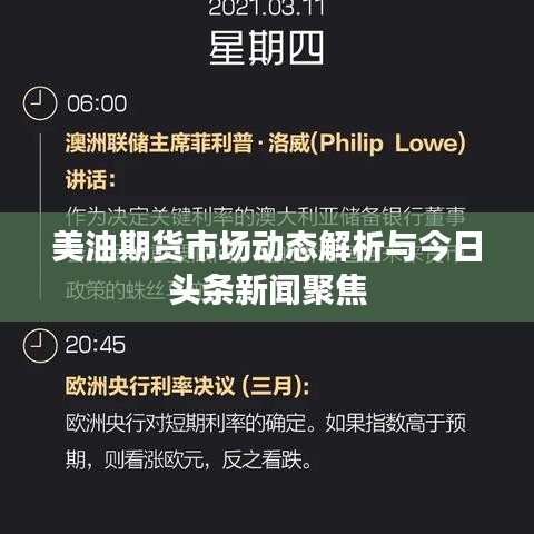 美油期貨市場動態(tài)解析與今日頭條新聞聚焦