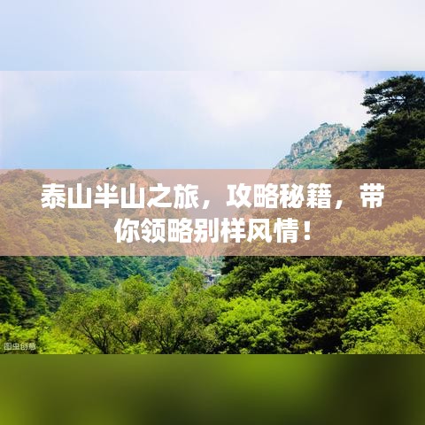 泰山半山之旅，攻略秘籍，帶你領(lǐng)略別樣風(fēng)情！