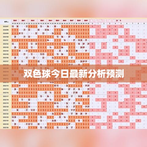 雙色球今日最新分析預測