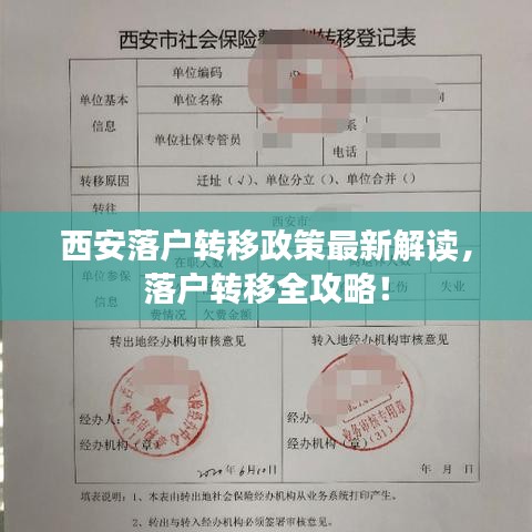 西安落戶轉(zhuǎn)移政策最新解讀，落戶轉(zhuǎn)移全攻略！