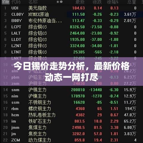 今日錫價走勢分析，最新價格動態(tài)一網(wǎng)打盡