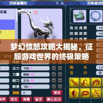 夢幻憤怒攻略大揭秘，征服游戲世界的終極策略指南