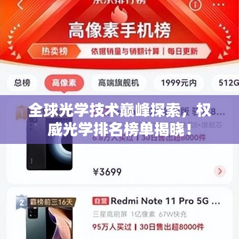 全球光學(xué)技術(shù)巔峰探索，權(quán)威光學(xué)排名榜單揭曉！