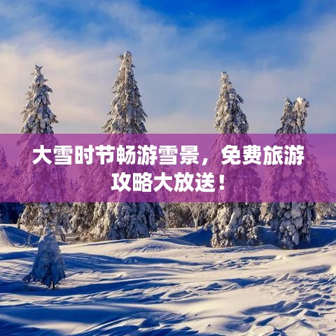 大雪時(shí)節(jié)暢游雪景，免費(fèi)旅游攻略大放送！
