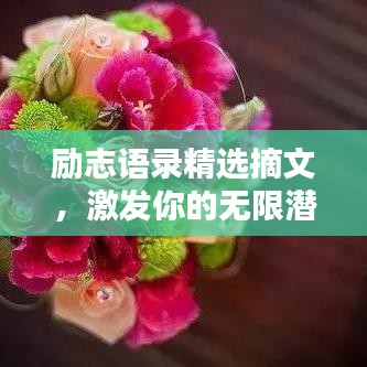 勵志語錄精選摘文，激發(fā)你的無限潛能！