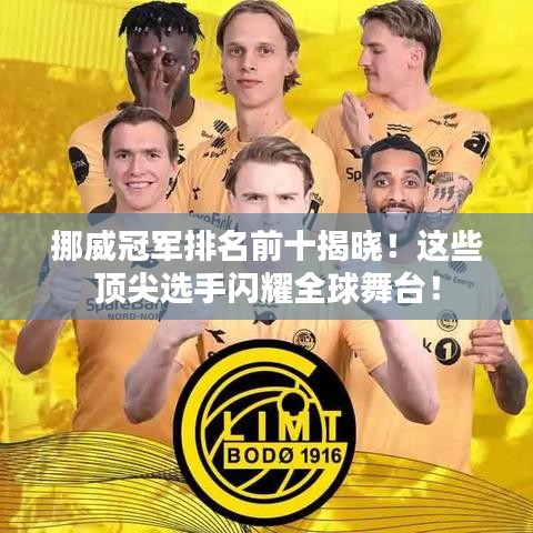 挪威冠軍排名前十揭曉！這些頂尖選手閃耀全球舞臺！