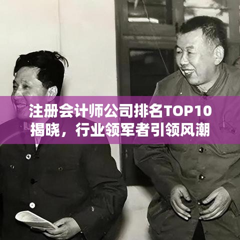 注冊(cè)會(huì)計(jì)師公司排名TOP10揭曉，行業(yè)領(lǐng)軍者引領(lǐng)風(fēng)潮
