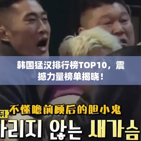 韓國猛漢排行榜TOP10，震撼力量榜單揭曉！
