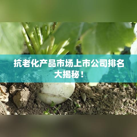 抗老化產(chǎn)品市場上市公司排名大揭秘！