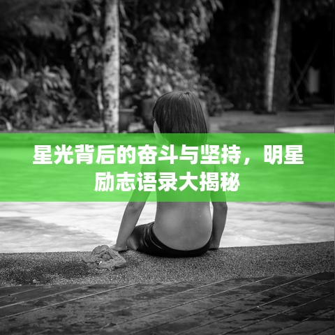 星光背后的奮斗與堅持，明星勵志語錄大揭秘