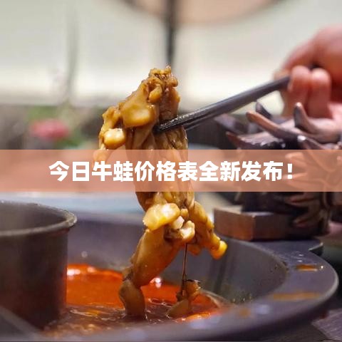 今日牛蛙價(jià)格表全新發(fā)布！